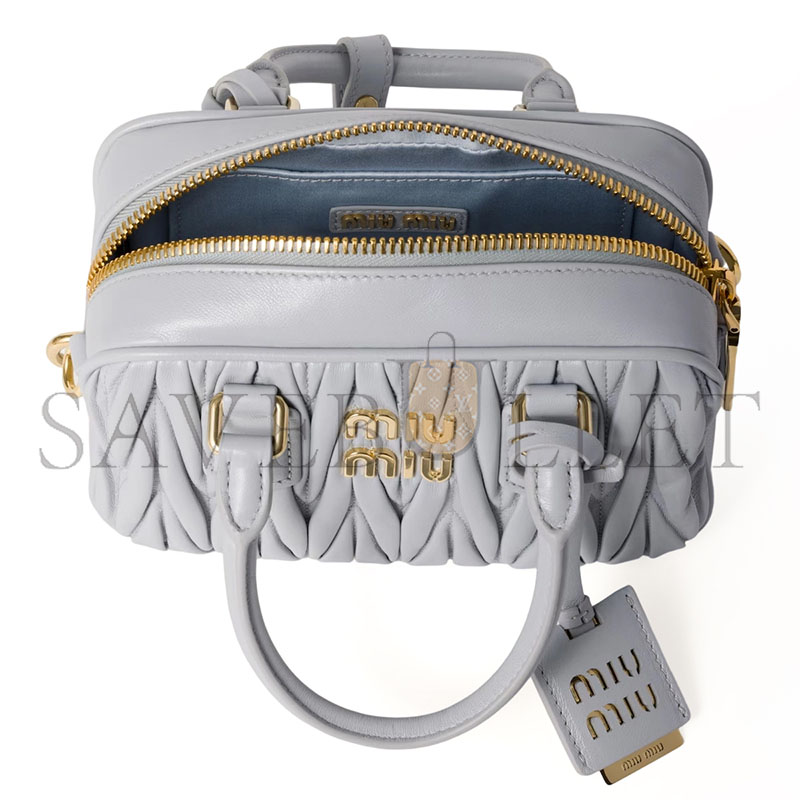 M1v M1v arcadie matelassÉ nappa leather bag 5bb123 (19*13*6cm)